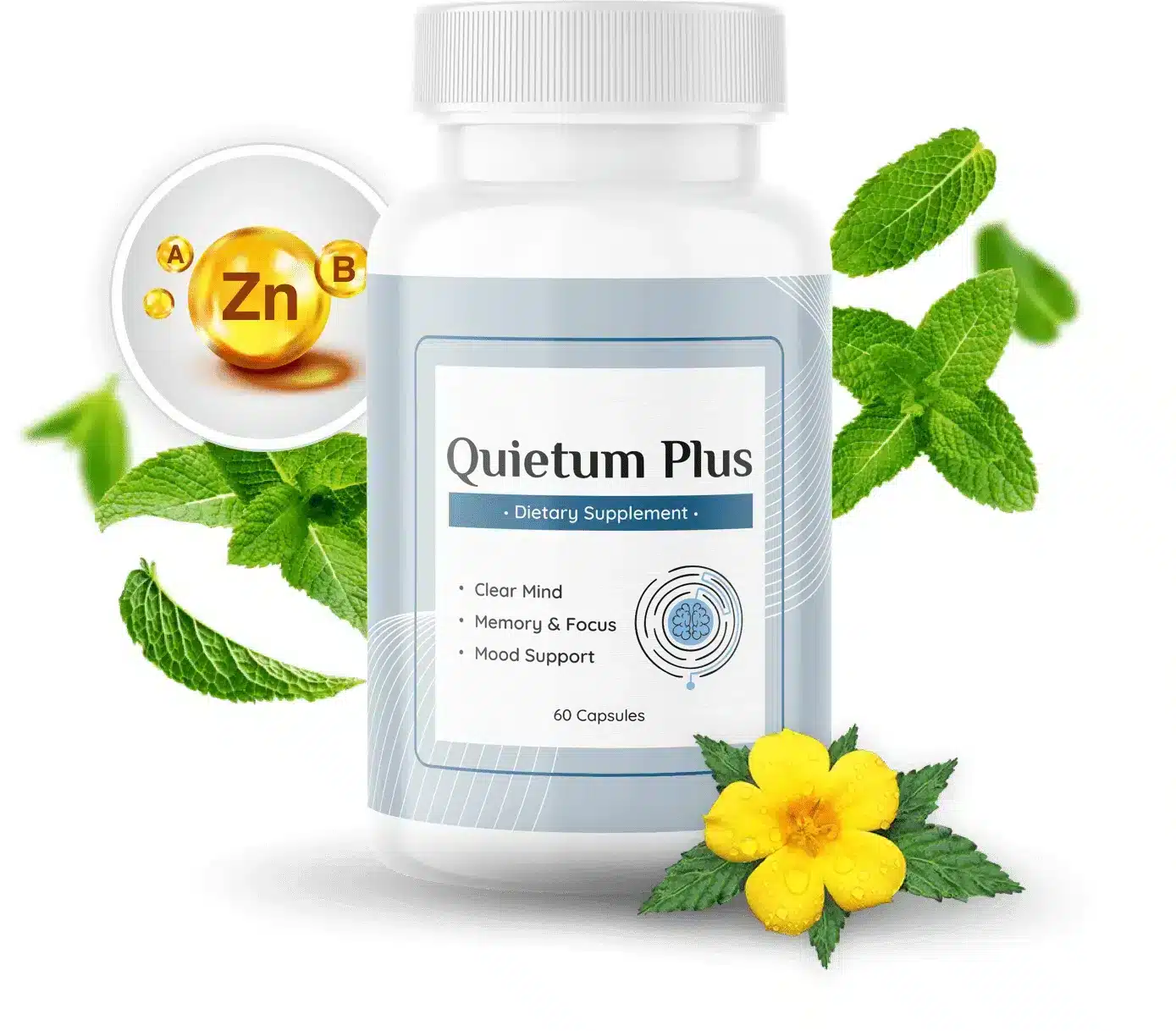 Quietum Plus dietary supplement bottle